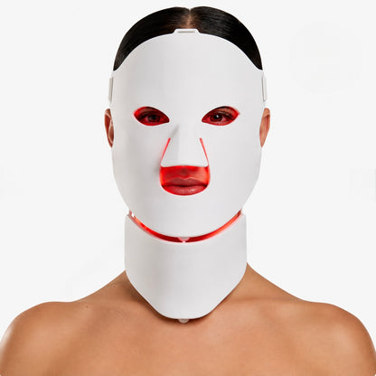 Masque LED visage et cou multi-couleurs
